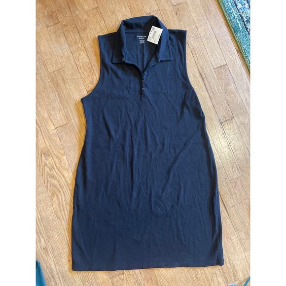 NWT American Eagle AE Ribbed Cotton Midi Dress Size XXL - Picture 1 of 6